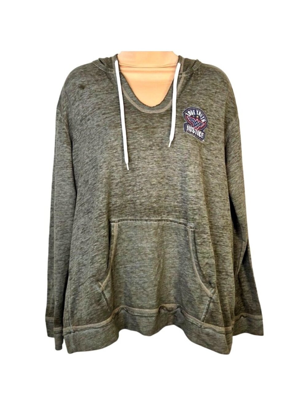 Wonder Woman Olive Branch Hoodie Sleepwear L (11-13) Juniors
